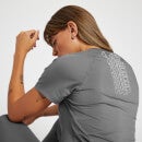 Camiseta de entrenamiento con gráfico de MP repetido para mujer de MP - Gris carbón - XXS