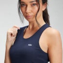 Camiseta sin mangas de punto elástico acanalado Essentials para mujer de MP - Azul marino - XXS