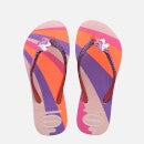 Havaianas Girls' Slim Glitter II Flip Flops - Candy Pink - UK 1-2 Kids