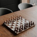Umbra Wobble Chess Set - Walnut