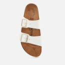 Birkenstock Women's Patent Arizona Slim Fit Double Strap Sandals - White - EU 36/UK 3.5