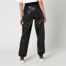 H2OFagerholt Women's Faux Leather Track Suit Trousers - Black - M