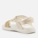 Tommy Hilfiger Girls' Velcro Sandals - Platinum