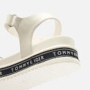Tommy Hilfiger Girls' Platform Velcro Sandals - White