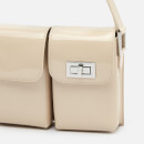 BY FAR Women's Billy Patent Leather Shoulder Bag - Cream