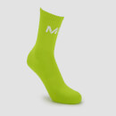 MP Men's Neon Brights Crew Socks (3 Pack) - Orange/Lime/Rose