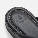 Dune Women's Longisland Leather Toe Post Sandals - Black