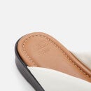 Dune Women's Longisland Leather Toe Post Sandals - Ecru/Leather - UK 3