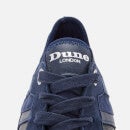 Dune Women's Eilas Running Style Trainers - Navy/Leather