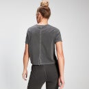 MP trænings-Cropped T-shirt til kvinder - vasket sort - XXS