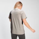 Długi damski T-shirt z kolekcji MP Rest Day – Bone Grey