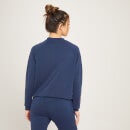 Damska bluza dresowa z kolekcji MP Composure z okrągłym dekoltem – Galaxy Blue - XS