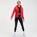 MP Outerwear Leichte und verstaubare Pufferjacke mit Kapuze für Damen - Rot