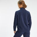 MP Damen Essential Fleece Jacke mit durchgehendem Reißverschluss — Navy - XS