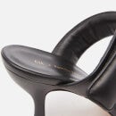 GIA X PERNILLE TEISBAEK Women's Perni 80mm Leather Two Strap Heeled Sandals - Black - UK 3