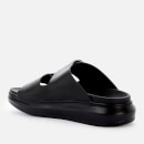 KARL LAGERFELD Women's Kapri Leather Flatform Sandals - Black