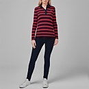 Pitcher Knit Stripe Rugby Top - Navy