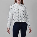 St Bedes Printed Boxy Shirt - White