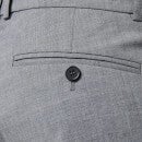 Balmain Men's Slim Wool Trousers - Grey