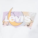 Levi's Women's Graphic Standard Crew - Batwing Dreamy Fill White