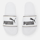 Puma Men's Leadcat Slide Sandals - Puma White/Puma Team Gold/Puma Black