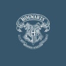 Harry Potter Hogwarts Crest Men's T-Shirt - Navy Acid Wash
