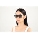 Gucci Women's Horsebit Combi Frame Sunglasses - Black/Gold/Grey