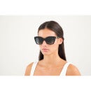 Gucci Women's Gradient Cat Eye Acetate Sunglasses - Black/Black/Grey