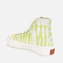 Good News Women's Ombre Palm Hi-Top Trainers - Lime - UK 3