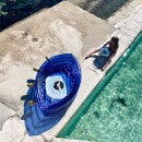 Sunnylife Greek Eye Paddling Pool - Electric Blue