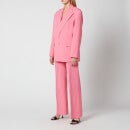 De La Vali Women's Lily Trousers - Pink Solid