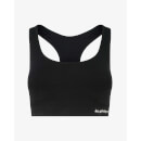 Seamfree Sport Crop Top Black