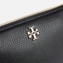 Tory Burch Women's Kira Pebbled Top Zip Cross Body Bag - Black