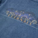 Marvel Eternals Gold Rings Women's T-Shirt Dress - Navy Acid Wash