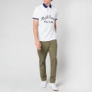 Polo Ralph Lauren Men's Custom Slim Fit Club Polo Shirt - White Multi - S