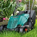  Bosch Home and Garden Bosch ARM 32 lawn mower (1200 Watt,  cutting width: 32 cm, in a cardboard box) : Patio, Lawn & Garden