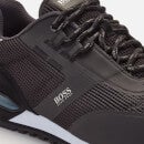 BOSS Men's Parkour Runn Mesh Running Style Trainers - Black