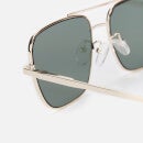 Le Specs Women's Hercules Square Sunglasses - Gold/Stone