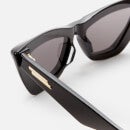 Bottega Veneta Women's Oversized Cat Eye Acetate Sunglasses - Black