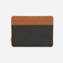 Herschel Supply Co. Men's Charlie Card Wallet - Black/Saddle Brown