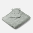 Liewood Kids' Augusta Hooded Towel - Hippo Dove Blue