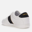 Lacoste Men's Court-Master 3196 Leather Vulcanised Trainers - White/Black