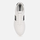Lacoste Men's Court-Master 3196 Leather Vulcanised Trainers - White/Black