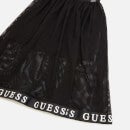 Guess Girls' Stretch Net Skirt - Jet Black