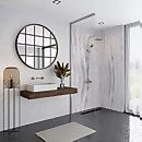 Wetwall Elite Post Formed Shower Wall Panel Marmo Linea 2420x1200x10mm