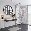 Wetwall Elite Post Formed Shower Wall Panel Marmo Migilore 2420x1200x10mm