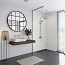 Wetwall Elite Post Formed Shower Wall Panel Quartzo Bianco 2420x1200x10mm