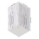 Wetwall Elite 2 Sided Wall Panel Kit Marmo Linea