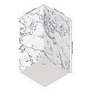 Wetwall Elite 2 Sided Wall Panel Kit Marmo Migliore