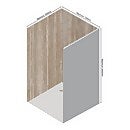 Wetwall Elite 3 Sided Wall Panel Kit Sovana